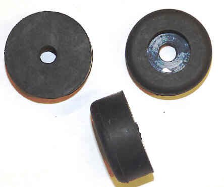 BUMPER, RECESS MOUNTING, RUBBER, METAL INSERT DOVER # 9710190