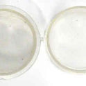CAP, BUTTON, CLEAR, 7/8 DIAMETER, USED WITH A-B11/11B ARMOR # 10431-01