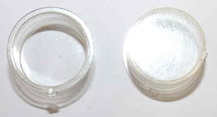 CAP, BUTTON, CLEAR, 7/8 DIAMETER, USED WITH A-B11/11B ARMOR # 10431-01