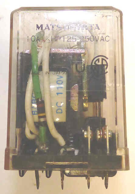 RELAY, POWER, KUP BASE, 3PDT, 110 VDC, NEON AROMAT HP33-DC110