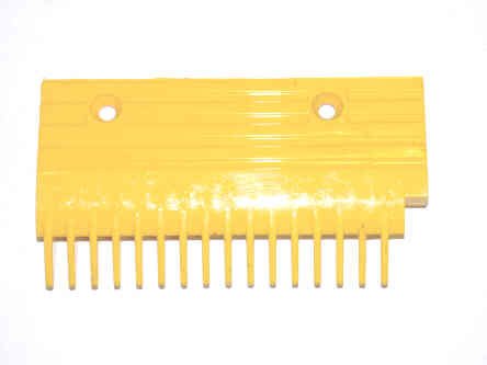 PLATE, COMB, LH, 16 TEETH, YELLOW PLASTIC HYUNDAI # 655B013H03