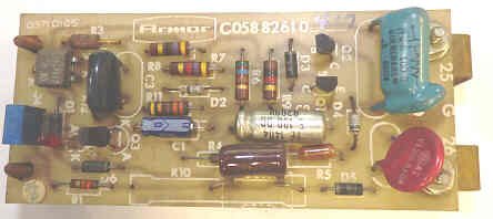 BOARD, CIRCUIT, TIMER, .1-1 SECOND, 110 VOLT, STUD MOUNTED ARMOR # 12589-01