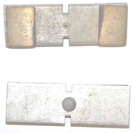 CONTACT, MOVABLE, SILVER CONTACT TIPS, SIZE 4,  3 X 1 X 3/16 SERGE # 15746