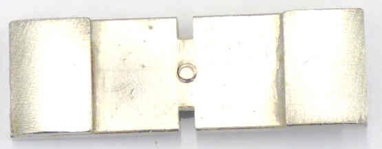 CONTACT, MOVABLE, SILVER CONTACT TIPS, SIZE 4,  3 X 1 X 3/16 SERGE # 15746