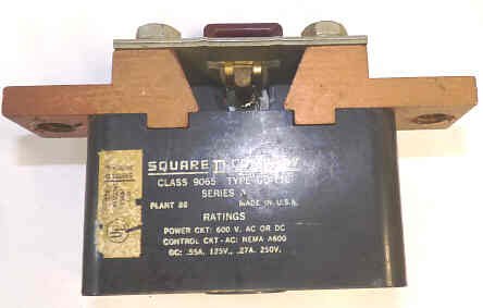 RELAY, OVERLOAD, 27 AMP, 600 VOLT SQUARE D 9065 GO-11L