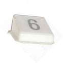 INSERT, POSITION INDICATOR, MARKED # 6, 1 5/16 X 1 3/8 DOVER SERIES 982500
