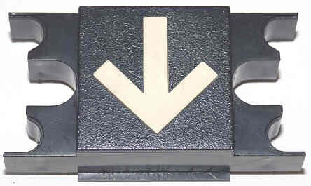 SPACER, 1.25  WIDE, BLACK, ARROW, HORIZONTAL MOUNT DOVER # 9893933