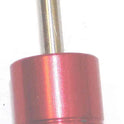 BUTTON, STOP SWITCH, ALUMINUM, 3/4 DIA. BUTTON, PUSH TO STOP