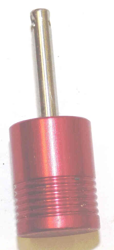 BUTTON, STOP SWITCH, ALUMINUM, 3/4 DIA. BUTTON, PUSH TO STOP
