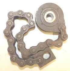 CHAIN HITCH & BUSHING, (TEARDROP) FOR O OPERATOR OTIS # 396AG2