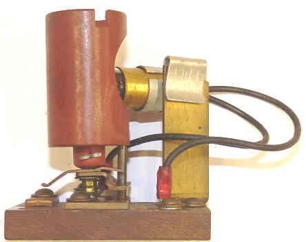 ASSEMBLY, BULB HOLDER, BASE, BULB & PHENOLIC SHIELD, VINTAGE