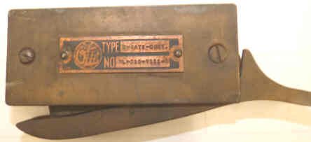 SWITCH, GATE, BRASS CASE OTIS # ML-515-V111-4 VINTAGE