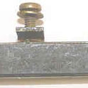 CONTACT, CARBON, MOUNTED IN BRASS 3 7 /8 X  l/4 OTIS # A156AS3