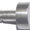BUTTON, ALUMINUM, 1 DIA., GROOVE FOR CIRCLIP SERGE # 12901