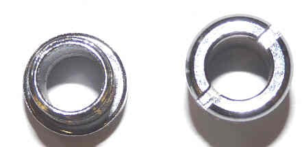 FERRULE, BUTTON, STAINLESS STEEL, USED WITH SG-31A/SS BUTTONS