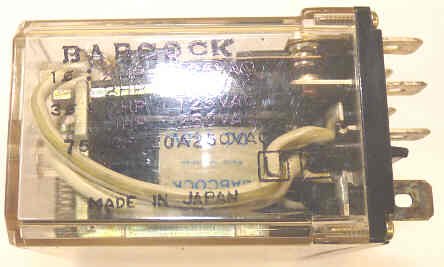 RELAY, ENCLOSED, TYPE HG, 4PDT, 120 VAC SERGE # 815-25-592