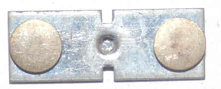 CONTACT, MOVABLE, SILVER CONTACT TIPS, SIZE 0, 1 3/8 X1/2 SERGE # 15762