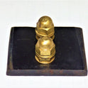 ASSEMBLY, BASE (INSULATOR) WITH (2) ST-D01 BRASS ACORN NUTS STALEY # 1105-03
