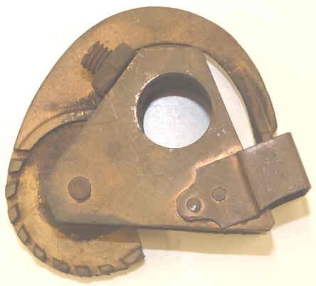 HOLDER, 2 1/4 TRIANGLE, 7/8 BORE FOR 1 1/2 X 3/8 BRUSHES OTIS # 144097