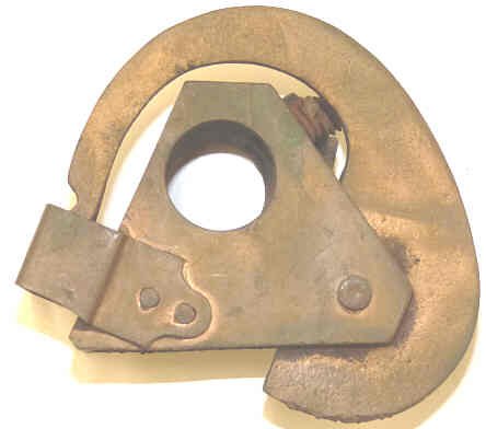 HOLDER, 2 1/4 TRIANGLE, 7/8 BORE FOR 1 1/2 X 3/8 BRUSHES OTIS # 144097