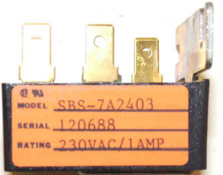 MODULE, TIMER, 230VAC WITH POTENTIOMETER AND HARDWARE SYRACUSE # SBS-7A2403