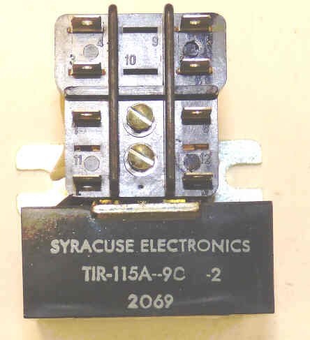 TIMER, RELAY, 115VAC, DPDT, 90 SECONDS, SYRACUSE # TIR-115-A90-2