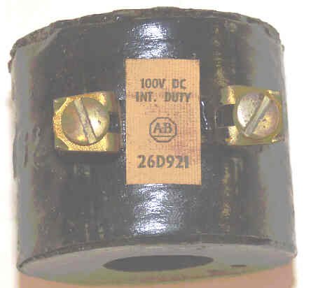 COIL, 100 VDC, INTERMITTENT DUTY  ALLEN BRADLEY # 26D921
