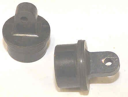 BUTTON, HI-HAT, BLACK, BLANK, 3/4 DIA. X 1/2 HIGH OTIS # 323W1