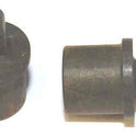 BUTTON, HI-HAT, BLACK, BLANK, 3/4 DIA. X 3/4 HIGH OTIS # 323W1