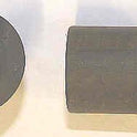 BUTTON, HI-HAT, BLACK, BLANK, 3/4 DIA. X 3/4 HIGH OTIS # 323W1
