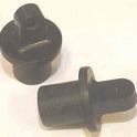 BUTTON, HI-HAT, BLACK, BLANK, 1/2 DIA. X 3/8 HIGH OTIS