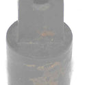 BUTTON, BLACK, 1/2 ROUND, BLANK OTIS # 130107