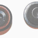 BUTTON, BLACK, BLANK, WITH CONTACT, TYPE 'P' OTIS BUTTON
