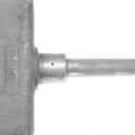 GUIDE SHOE, CAST IRON, BABBITTED, 6 STEM CHECK CASTNG #