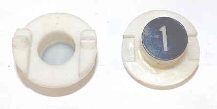 BUTTON, ASSEMBLY OF A-B34 WITH A-B11B MARKED # 1 ARMOR # 10419-01 & 11134-01