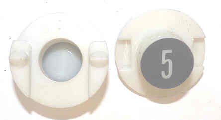 BUTTON, ASSEMBLY OF A-B34 WITH A-B11B MARKED # 5 ARMOR # 10419-01 & 11134-01