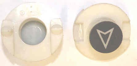 BUTTON, ASSEMBLY OF A-B34 WITH A-B11B MARKED 'ARROW' ARMOR# 10419-01 & 11134-01