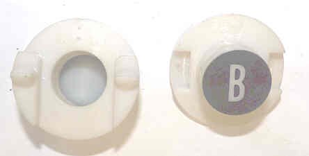 BUTTON, ASSEMBLY OF A-B34 WITH A-B11B MARKED 'B' ARMOR# 10419-01 & 11134-01