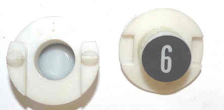 BUTTON, ASSEMBLY OF A-B34 WITH A-B11B MARKED # 6 ARMOR # 10419-01 & 11134-01