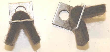 WIPER, FELT WITH HOLDER, USED WITH A-D45-47 DOOR HANGERS ARMOR # 11943-01
