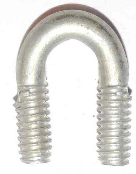 BOLT, 'U', STEEL, USED TO SECURE STATIONARY ROLLER ON RELEASE BASE