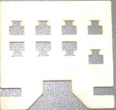 ACTUATOR, 3 N.O./5 N.C., # 2 & 2A RELAYS ARMOR # 10744-04