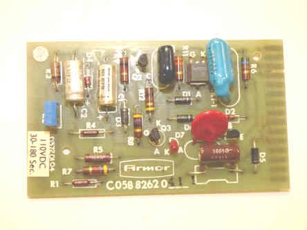 BOARD, CIRCUIT, TIMER, 30-180 SECONDS, PLUG-IN MOUNT ARMOR # 12586-01