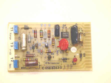 BOARD, CIRCUIT, TIMER, 1-10 SECONDS, 3 POTS, PLUG-IN MOUNT ARMOR # 12587-01