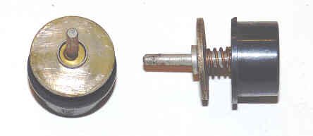 BUTTON, BLACK, WITH CONTACT DISC AND SPRING WESTINGHOUSE # K4915G01