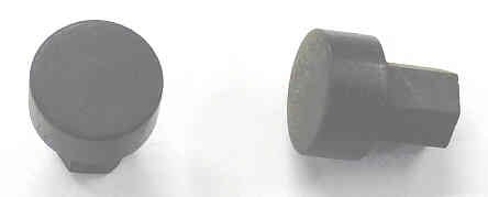 BUTTON, BLACK, 5/8 X 5/16 HEAD, 3/8 HEX STEM, TAPPED WESTINGHOUSE # K1159H01