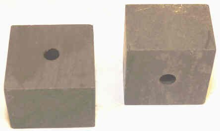 CONTACT, METAL GRAPHITE, 1 X 1 X 3/4, 3/16 HOLE WESTINGHOUSE P1534H02