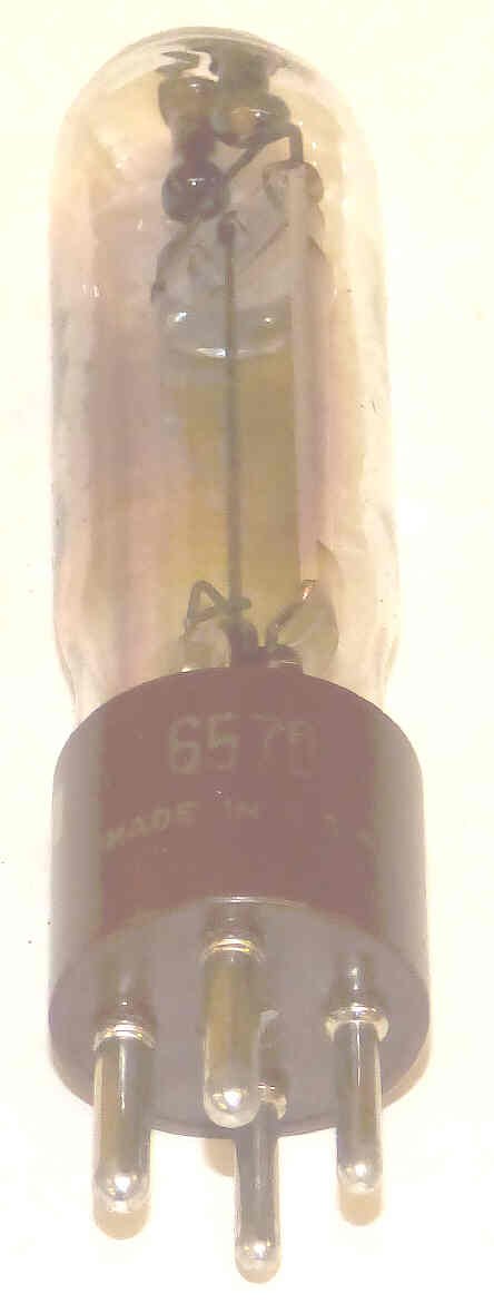 TUBE, PHOTO EYE RECEIVER, 4 PIN BASE, RCA 6570  WESTINGHOUSE # H3090-H01