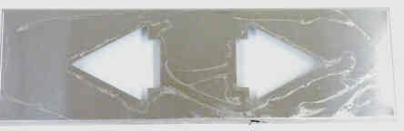COVER, SS, TRAVELLING HALL LANTERN, 3 X 10 WESTINGHOUSE # H1846G01