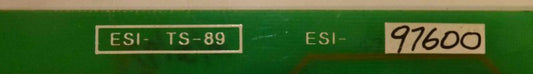 BOARD, CIRCUIT, TOP OF CAR TAPE READER ESI # TS-89